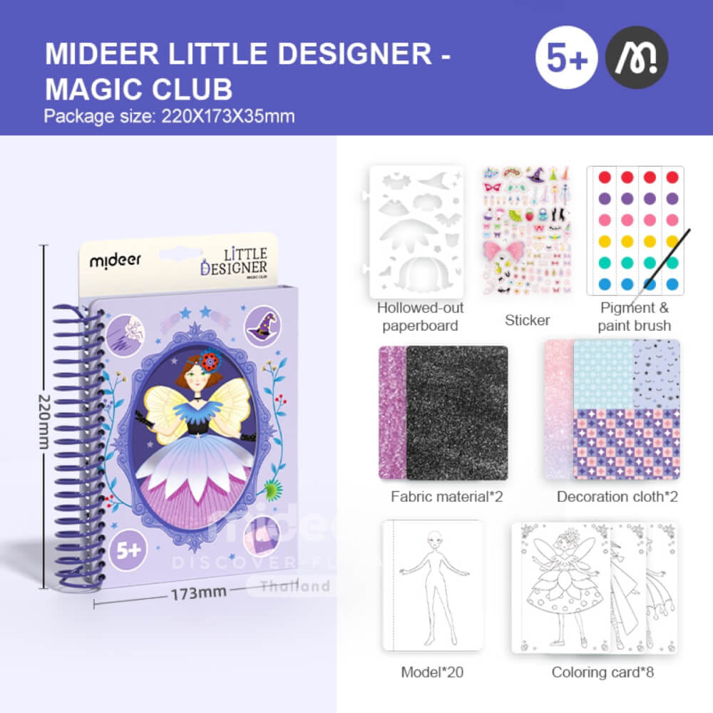 ชุดออกแบบดีไซน์เนอร์ตัวน้อย Mideer MD2203_12